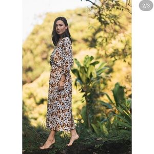 Ava Sky/Fighting Eel Dress Kamila Long XS